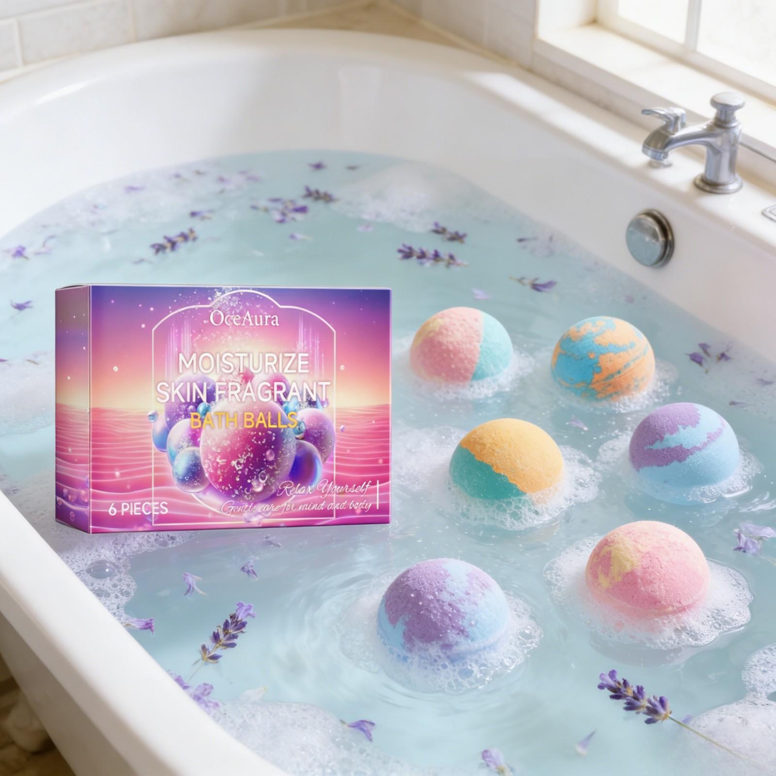 Skincare Natur E - Bola Mandi OceAura Lembut Halus Perawatan