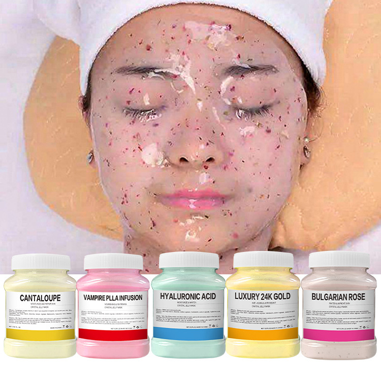 Vitamin C Powder - 350g masker lembut emas 24K menghidrasi,