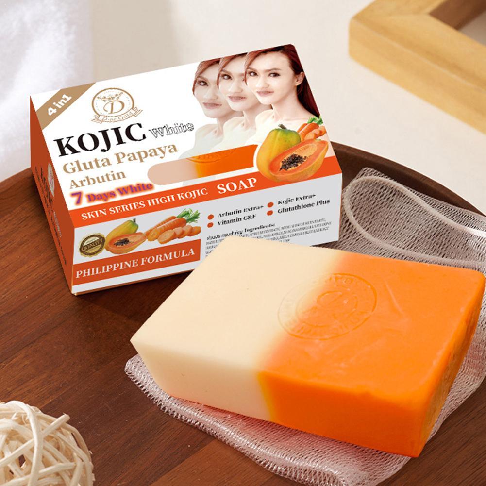 Kojic Acid Soap - Sabun Buatan Tangan Pepaya & Kunyit