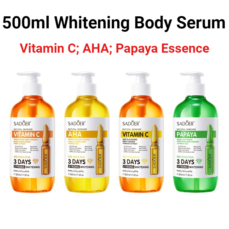 SADOER AHA Whitening Body Esse - Niacinamide Brightening Serum ulasan dan harga