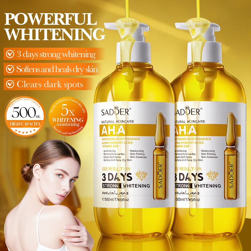 SADOER AHA Whitening Body Esse - Niacinamide Brightening Serum ulasan dan harga
