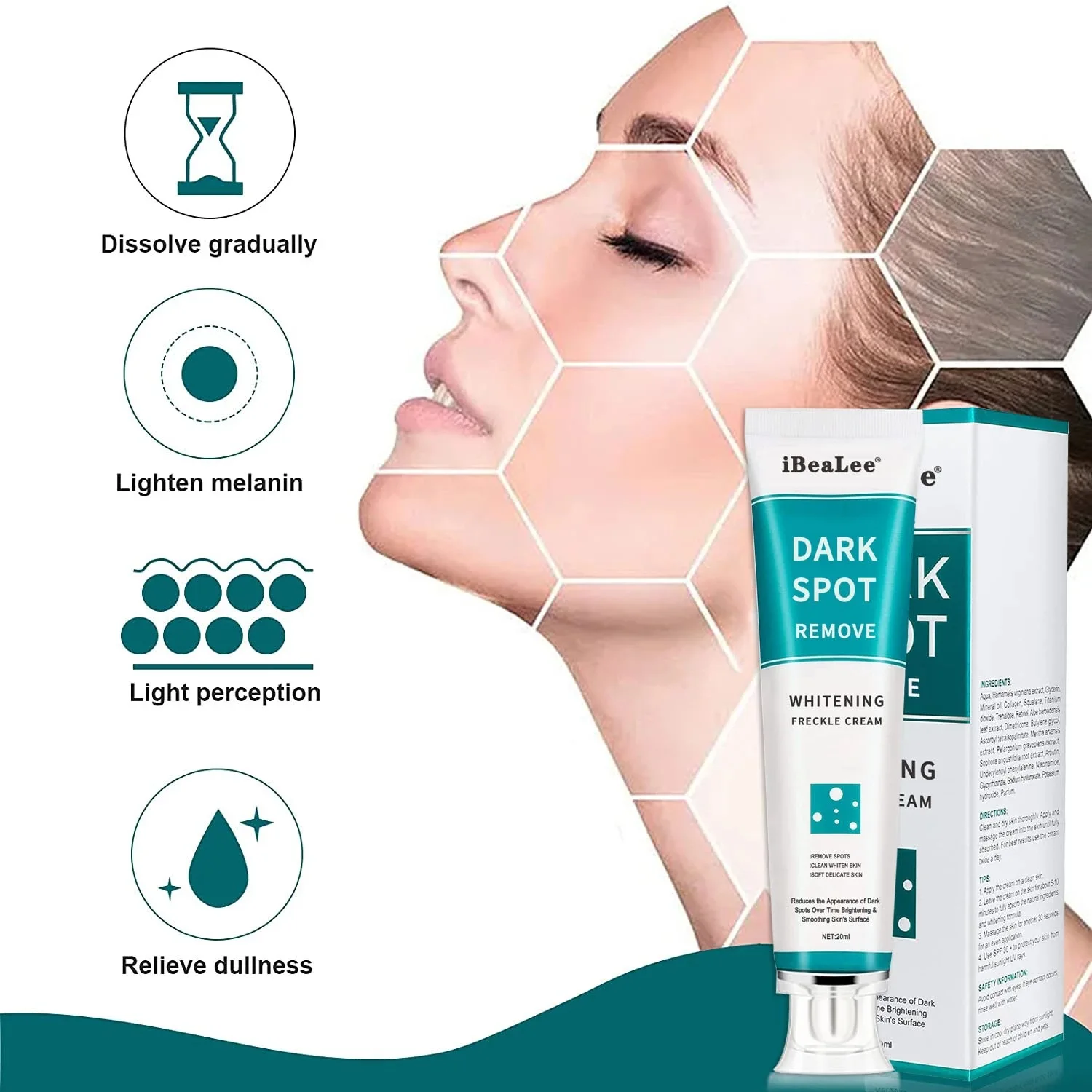 Melasma krim wajah, perawatan  - Niacinamide Brightening Serum ulasan dan harga