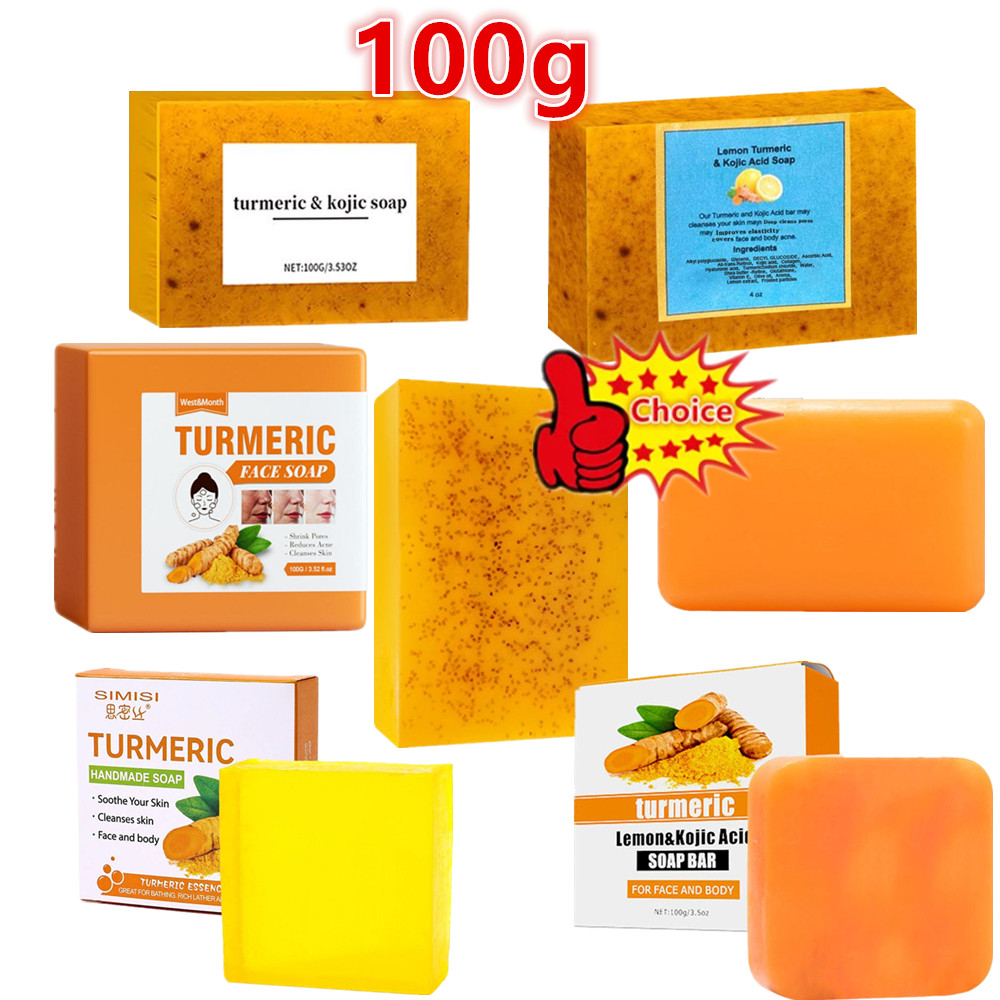 Sabun Kunyit Buatan Tangan 100 - Kojic Acid Soap ulasan dan harga