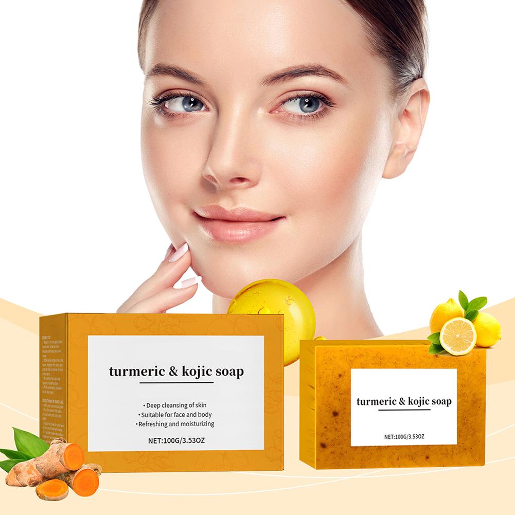 Sabun Kunyit Buatan Tangan 100 - Kojic Acid Soap ulasan dan harga