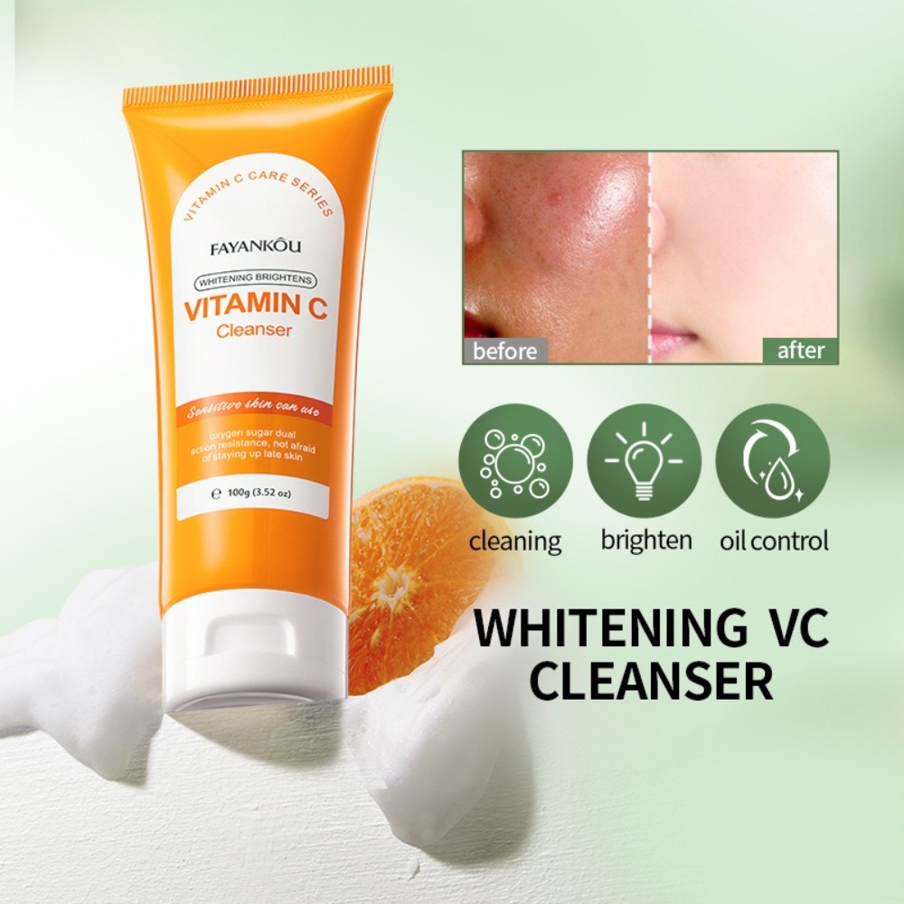 Pembersih Wajah Pemutih Vitami - Vitamin C Powder ulasan dan harga