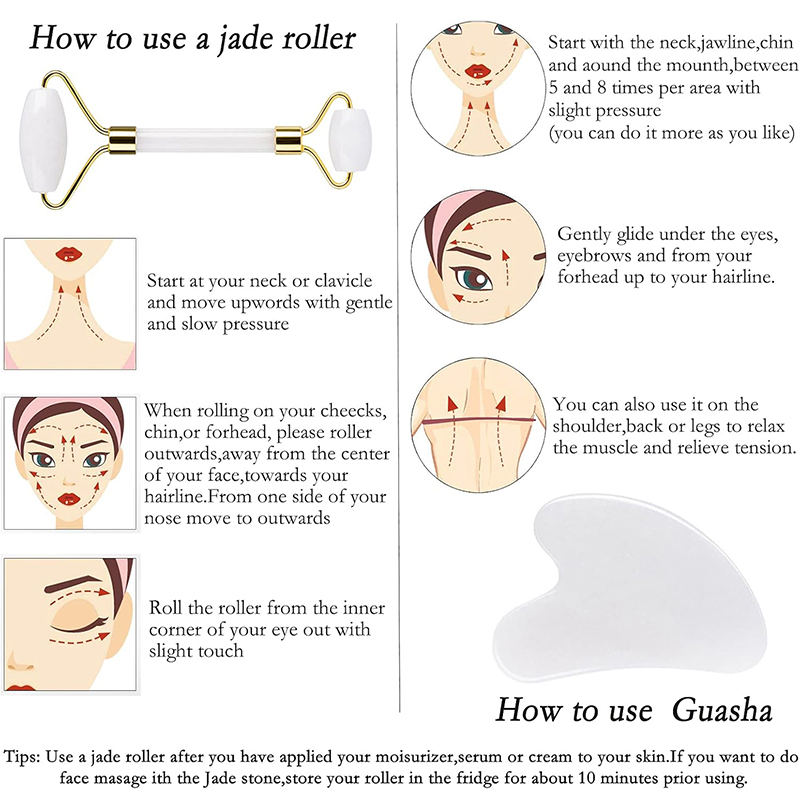 Rol Giok Alami Pemijat Wajah G - Skincare Natur E ulasan dan harga