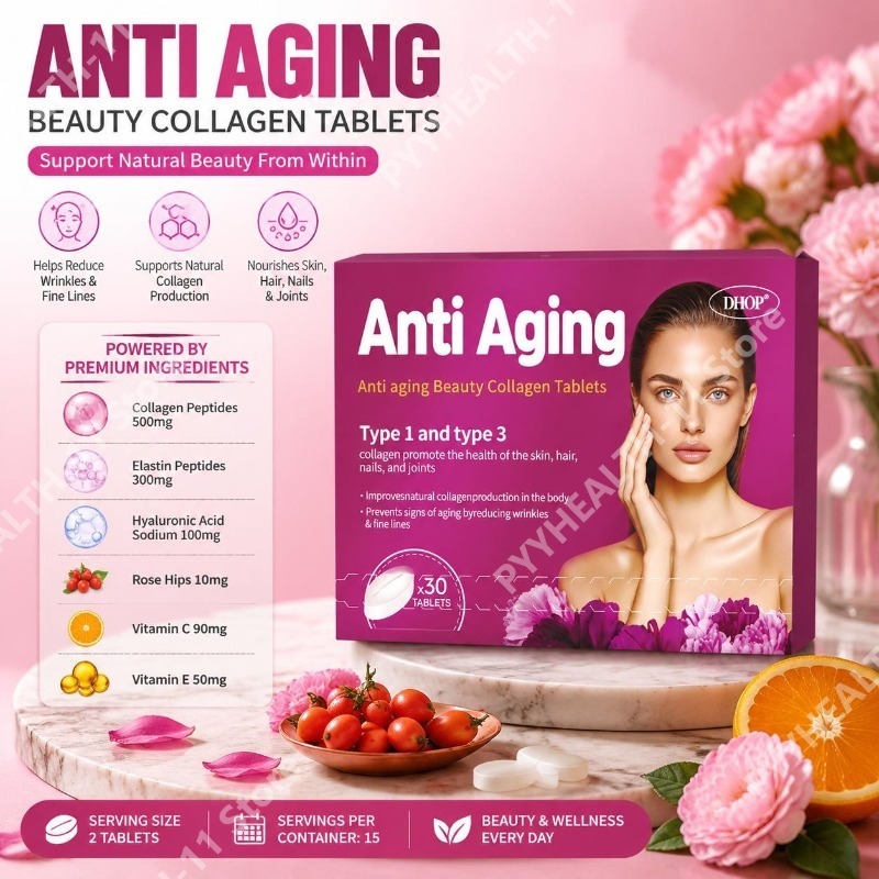 Tablet Kolagen Terhidrolisis D - Vitamin C Powder ulasan dan harga