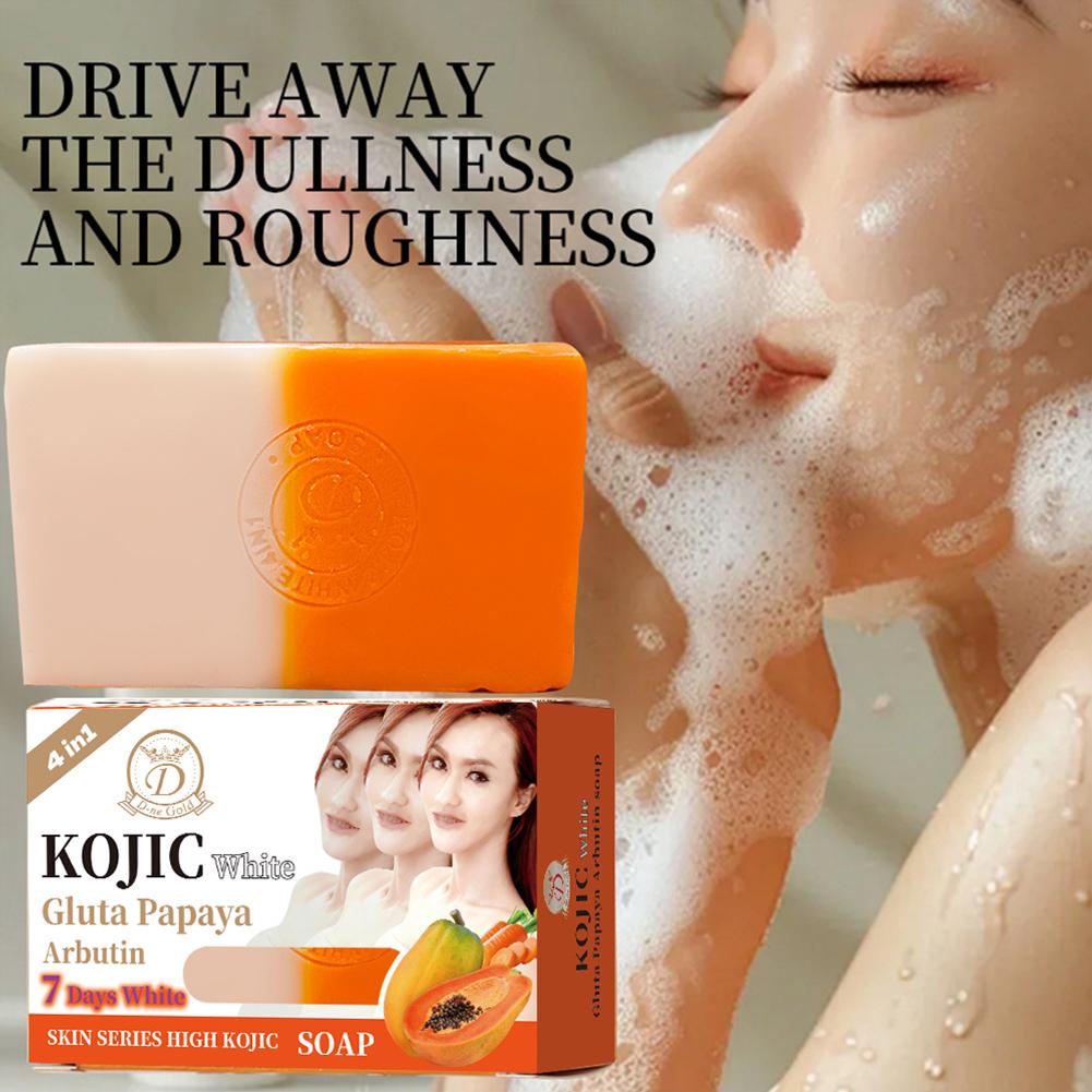 Sabun Minyak Esensial Pepaya K - Kojic Acid Soap ulasan dan harga