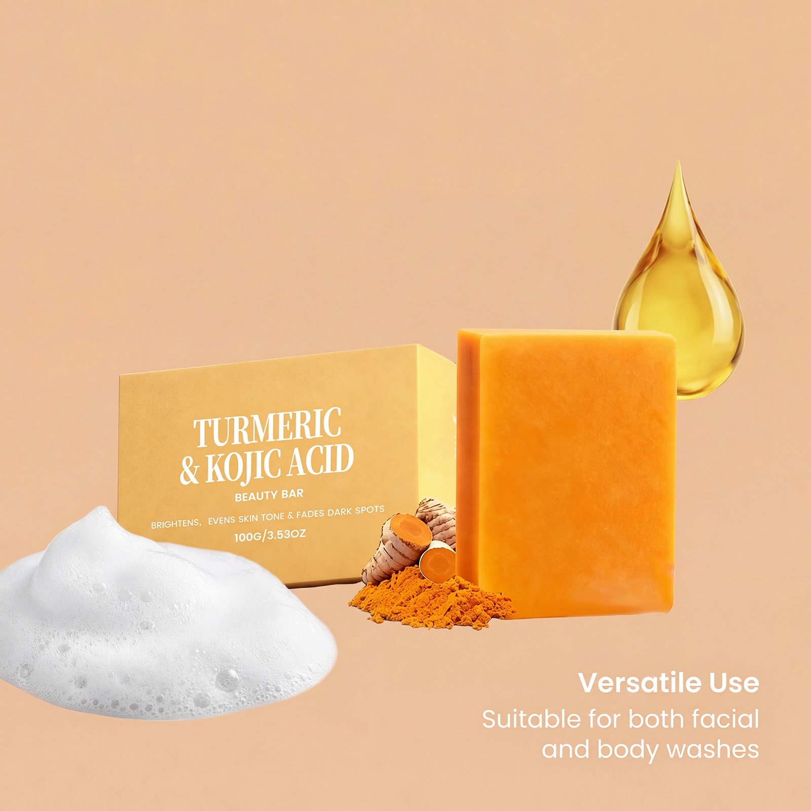 Sabun Kunyit Kojic Pengelupas  - Kojic Acid Soap ulasan dan harga