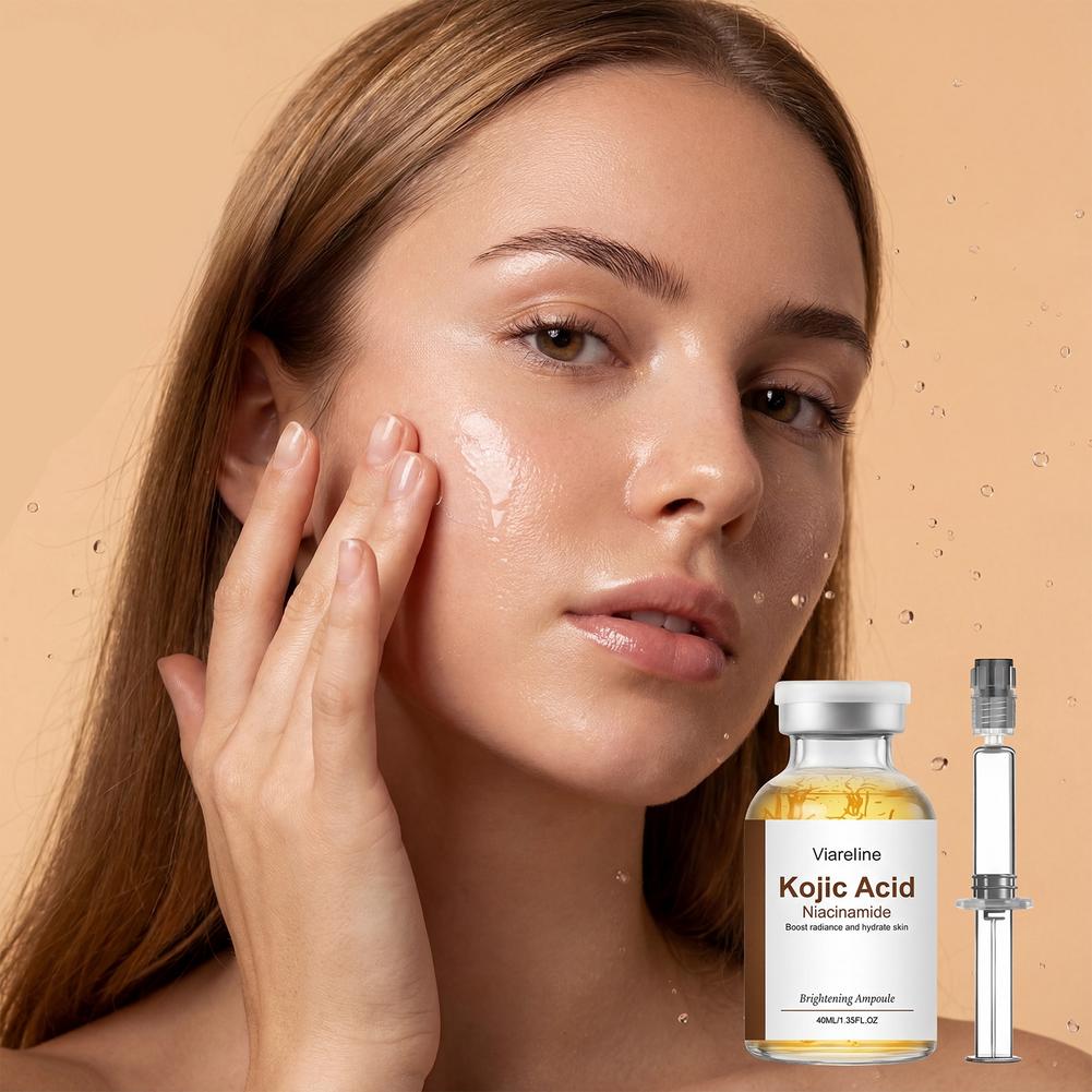 Ampul Esens Wajah Asam Kojic N - Niacinamide Brightening Serum ulasan dan harga