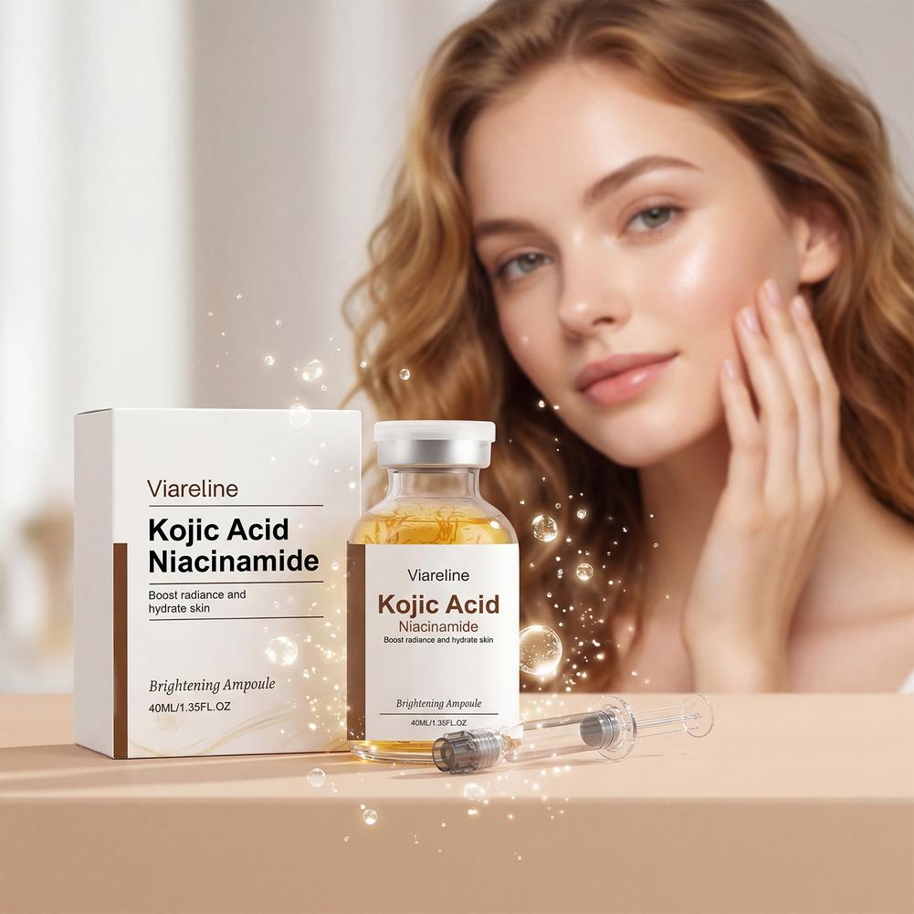 Ampul Esens Wajah Asam Kojic N - Niacinamide Brightening Serum ulasan dan harga