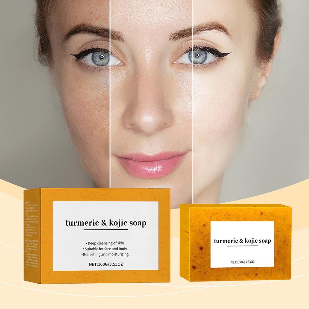 Sabun Buatan Tangan Kunyit 100 - Kojic Acid Soap ulasan dan harga